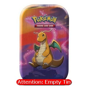 Empty Kanto Power Mini Tins: Dragonite Tin - Pokémon Products