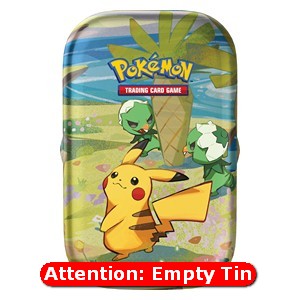 Empty Paldea Friends Mini Tins: Pikachu Tin