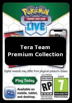 Live Code Card (Tera Team Premium Collection) - Scarlet & Violet Products (Online Code Card)