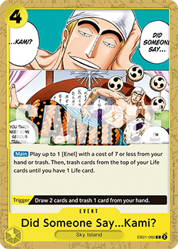 Did Someone Say...Kami? (EB01-060) (V.1)