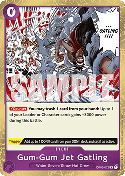 Gum-Gum Jet Gatling (OP03-072) (V.1)