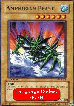 Amphibian Beast (V.1 - Rare) - Labyrinth of Nightmare (Rare) [LON-008]