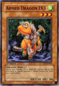 Armed Dragon LV3 - Structure Deck: Dragon's Roar (Common) [SD1-005]
