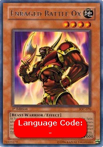 Enraged Battle Ox (V.1 - Rare) - Invasion of Chaos (Rare) [IOC-070]