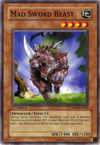 Mad Sword Beast - Starter Deck: Kaiba Evolution (Common) [SKE-022]