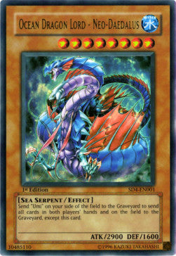 Ocean Dragon Lord - Neo-Daedalus - Structure Deck: Fury From The Deep (Ultra Rare) [SD4-001]