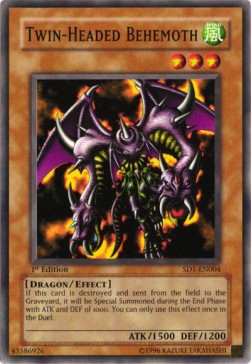Twin-Headed Behemoth - Structure Deck: Dragon's Roar (Common) [SD1-004]