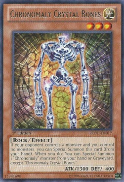 Chronomaly Crystal Bones - Return of the Duelist (Rare) [REDU-012]