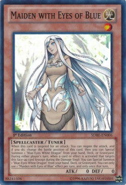 Maiden with Eyes of Blue - Structure Deck: Saga of Blue-Eyes White Dragon (Super Rare) [SDBE-006]