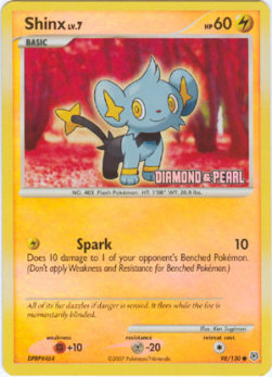 Shinx Lv.7 - Burger King DP Promos 2008 (Promo) [BKPR-DP 98]