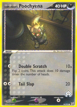 Team Aqua's Poochyena (Tail Slap)
