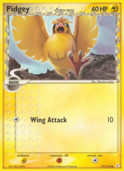 Pidgey δ Delta Species - EX Holon Phantoms (Common) [HP-77]
