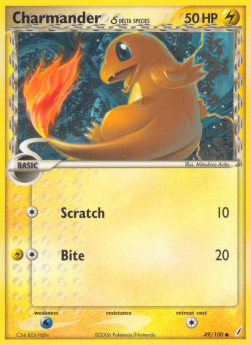 Charmander δ Delta Species - EX Crystal Guardians (Common) [CG-49]