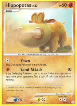 Hippopotas Lv.23 - Diamond & Pearl (Uncommon) [DP-51]