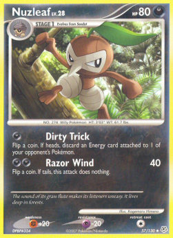 Nuzleaf Lv.28 - Diamond & Pearl (Uncommon) [DP-57]