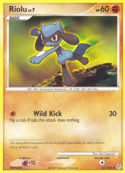 Riolu Lv.7 - Diamond & Pearl (Uncommon) [DP-61]