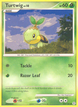 Turtwig Lv.10 - Diamond & Pearl (Common) [DP-103]