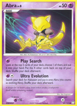 Abra Lv.8 - Mysterious Treasures (Common) [MT-69]