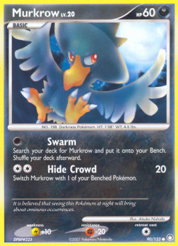 Murkrow Lv.20 - Mysterious Treasures (Common) [MT-90]