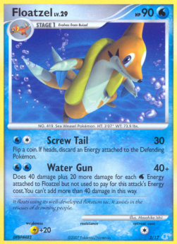 Floatzel Lv.29 - DP Trainer Kit (Common) [TK3-M2]