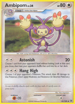 Ambipom Lv.34 - Majestic Dawn (Uncommon) [MD-35]