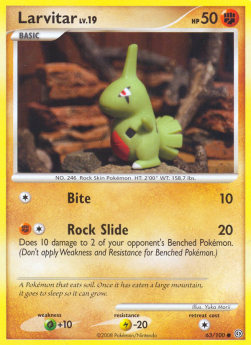Larvitar Lv.19 - Stormfront (Common) [STF-63]