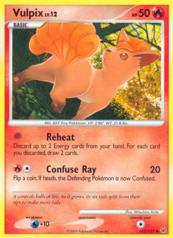 Vulpix Lv.12 - Platinum (Common) [PL-102]