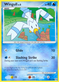 Wingull Lv.5 - Arceus (Common) [AR-80]