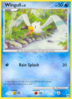 Wingull Lv.8 - Arceus (Common) [AR-81]