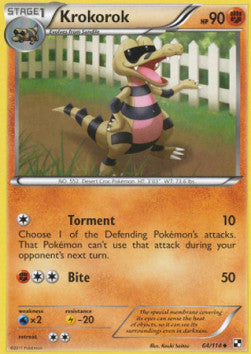 Krokorok - Black & White (Uncommon) [BLW-64]