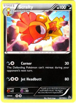 Scrafty - Flashfire (Rare) [FLF-59]