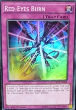 Red-Eyes Burn - Dragons of Legend 2 (Super Rare) [DRL2-021]