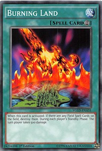 Burning Land - Yugi's Legendary Decks (Common) [YGLD-A31]