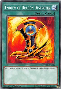 Emblem of Dragon Destroyer - Yugi's Legendary Decks (Common) [YGLD-C34]