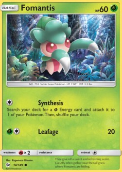 Fomantis - Sun & Moon (Common) [SUM-14]