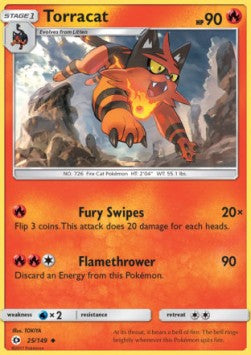 Torracat - Sun & Moon (Uncommon) [SUM-25]