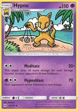 Hypno - Sun & Moon (Uncommon) [SUM-60]