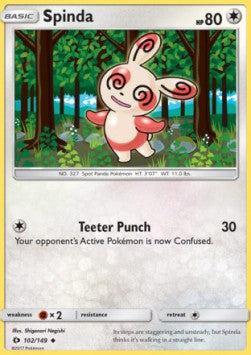 Spinda - Sun & Moon (Uncommon) [SUM-102]