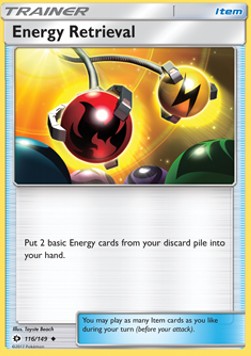 Energy Retrieval - Sun & Moon (Uncommon) [SUM-116]