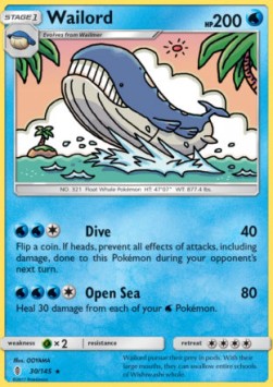 Wailord - Guardians Rising (Rare) [GRI-30]