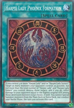 Harpie Lady Phoenix Formation - Legendary Duelists: Sisters of the Rose (Common) [LED4-010]