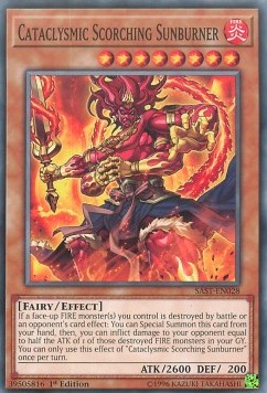 Cataclysmic Scorching Sunburner - Savage Strike (Common) [SAST-028]