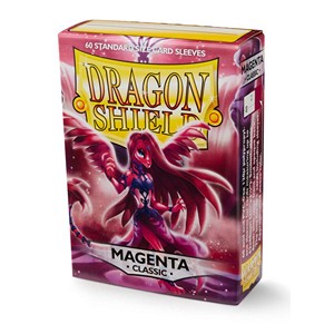 60 Dragon Shield Sleeves - Classic Magenta