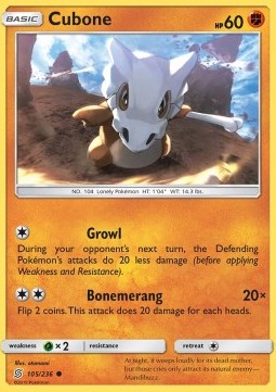 Cubone - Unified Minds (Common) [UNM-105]