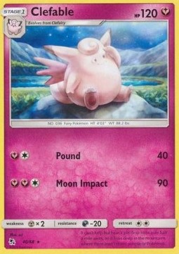 Clefable - Hidden Fates (Rare) [HIF-40]
