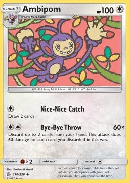 Ambipom - Cosmic Eclipse (Uncommon) [CEC-170]