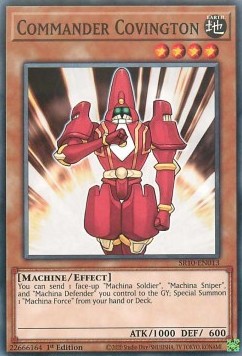 Commander Covington - Structure Deck: Mechanized Madness (Common) [SR10-013]