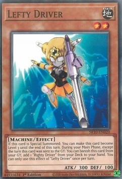 Lefty Driver - Structure Deck: Mechanized Madness (Common) [SR10-020]