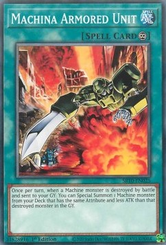 Machina Armored Unit - Structure Deck: Mechanized Madness (Common) [SR10-025]