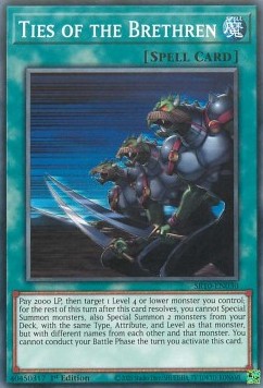 Ties of the Brethren - Structure Deck: Mechanized Madness (Common) [SR10-030]